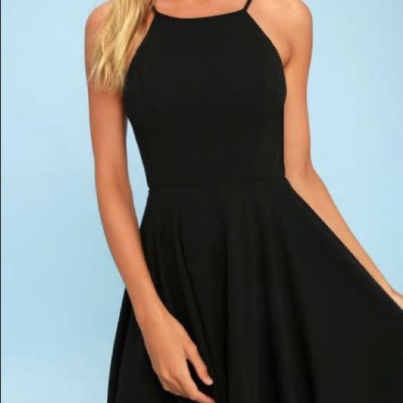 Lulus Dresses & Skirts - Lulus Irresistible Charm Black Midi Dress Black